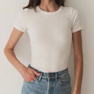 NWT Doen Vivi Tee in Salt Medium